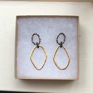 Gold earrings
